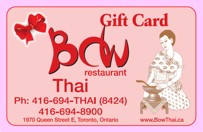 Bow Thai Loyalty and Gift Card