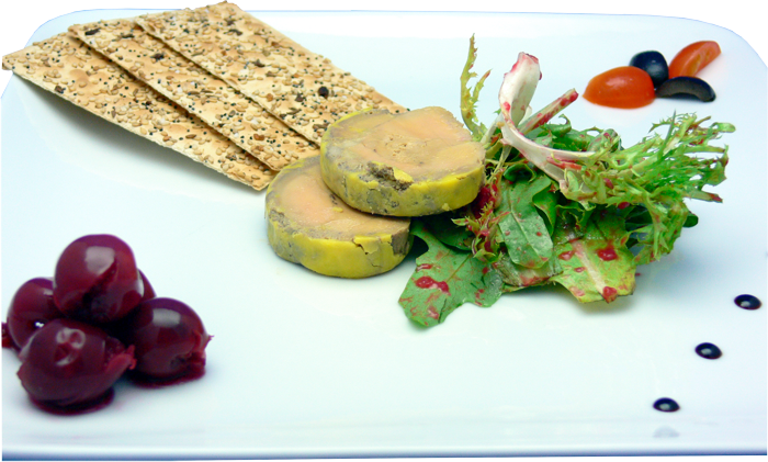 Duck liver pate.