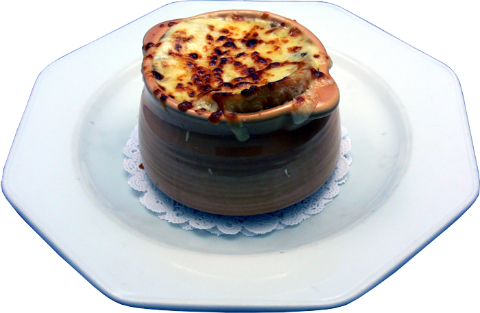 French onion soup.